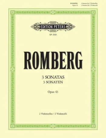 Romberg : Sonata Op.43: Violoncello Duet: 2 Cellos (Peters)