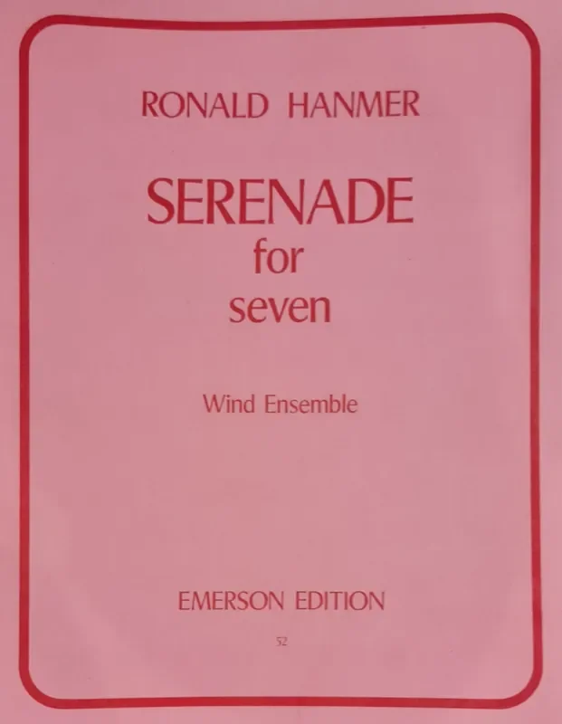 Ronald Hanmer Serenade for Seven