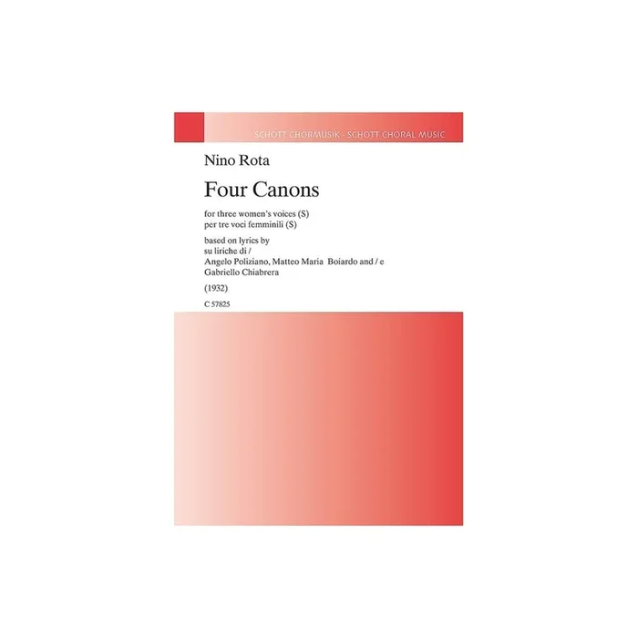 Rota, Nino – Four Canons