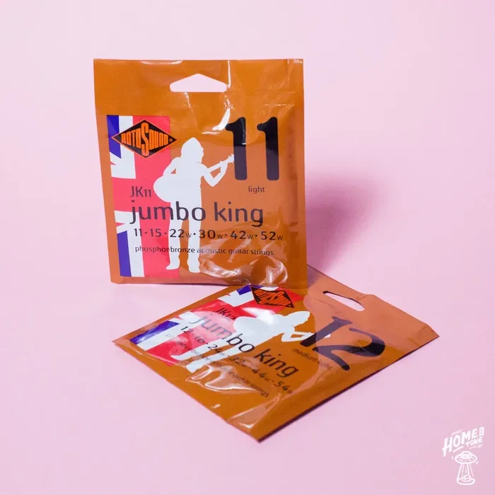 Rotosound – Jumbo King Phosphor Bronze Acoustic Guitar Strings >‘25 packaging