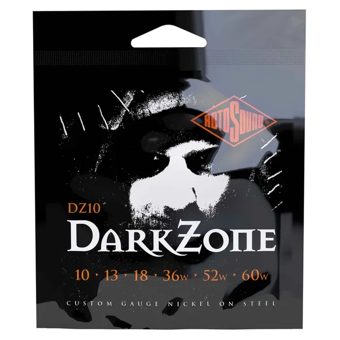 Rotosound DZ10 Dark Zone Nickel Wound 10-60 Electric Guitar Strings