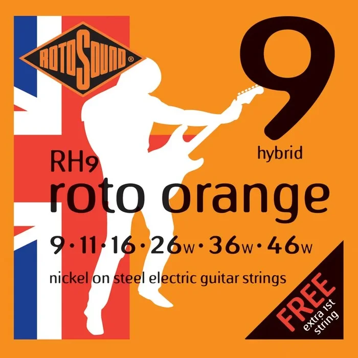 Rotosound RH9 Roto Orange (09-46) Nickel Electric Guitar Strings