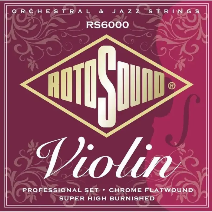 Rotosound (RS6000) Professional Violin Set – Monel Flatwound