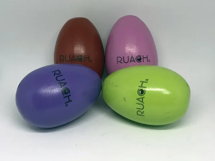 Ruach Wooden Single Egg Shaker – Assorted Colours