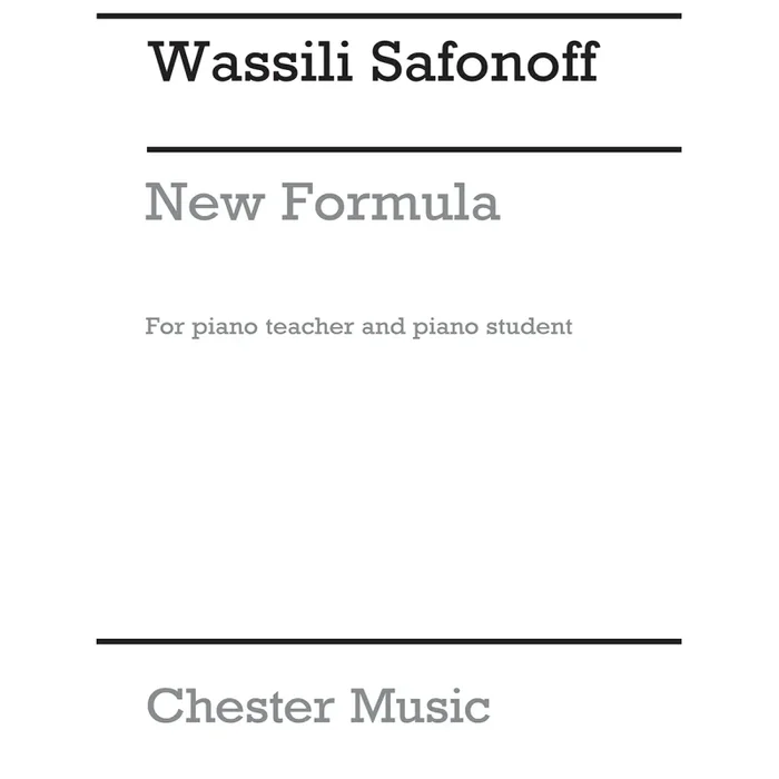 Safonoff, Vasily – New Formula Piano