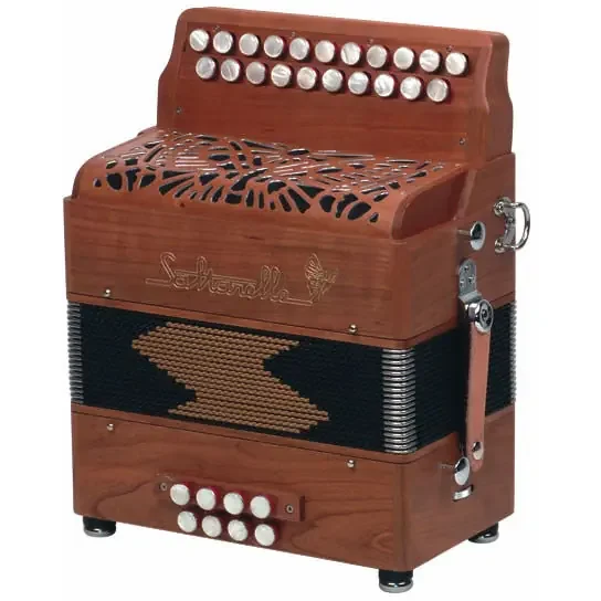 Saltarelle l‘Elfique 3 voice Melodeon/diatonic accordion