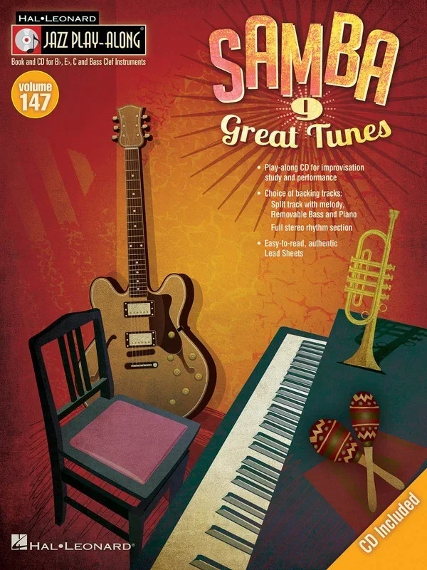 Samba Jazz Play Along Book/CD V147 (Softcover Book/CD)