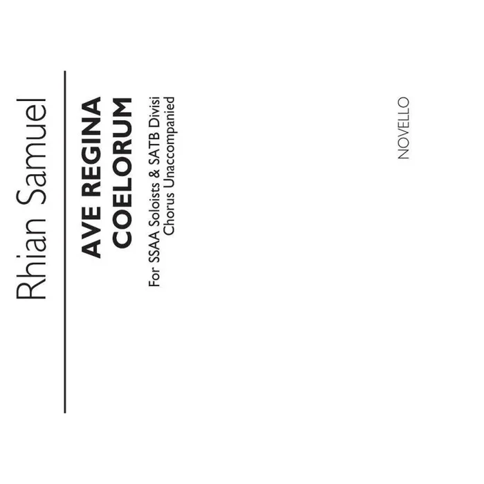 Samuel, Rhian – Ave Regina Coelorum