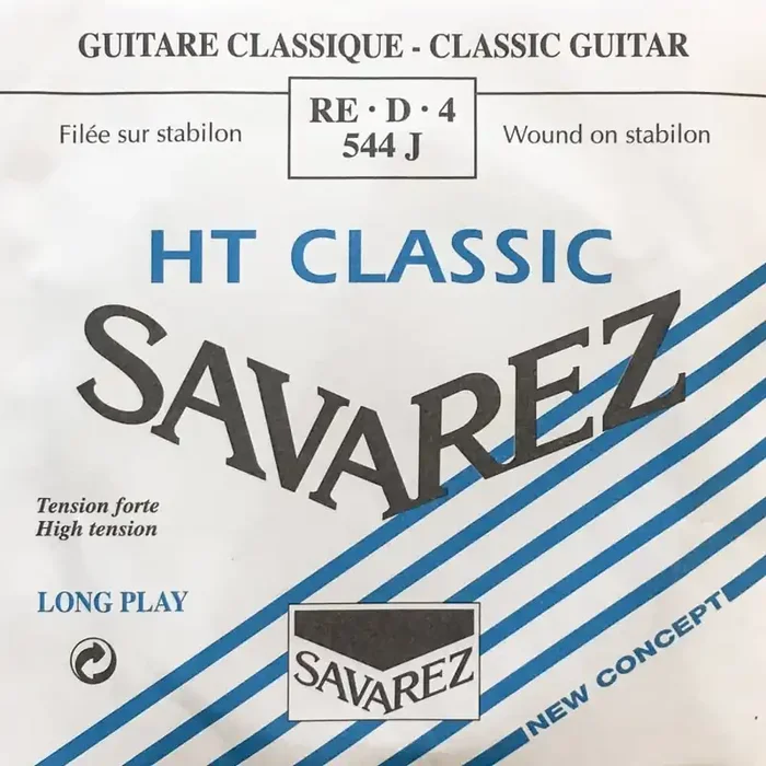 Savarez 544J Alliance HT Classic Classical Guitar D-4th Single String, High Tension