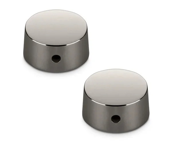 Schaller Guitar Speed Knobs (Set of 2) Ruthenium-15030600