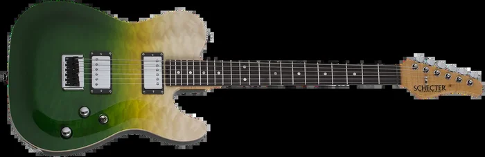 Schecter DIAMOND SERIES PT Classic Caribbean Fade Burst 6-String Electric Guitar