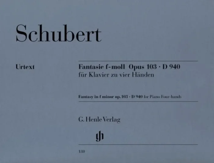 Schubert: Fantasy f minor op. 103 D 940 – Piano, 4-hands