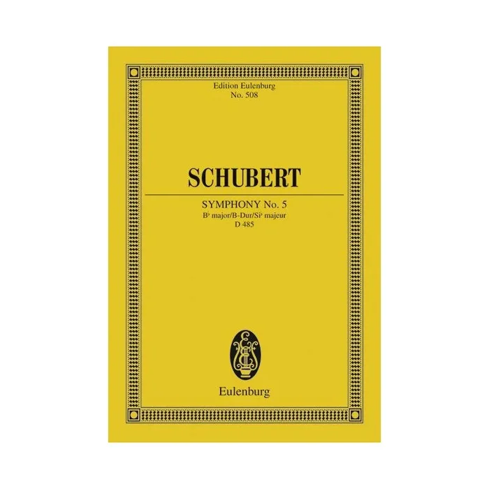 Schubert, Franz – Symphony No. 5 Bb major D 485