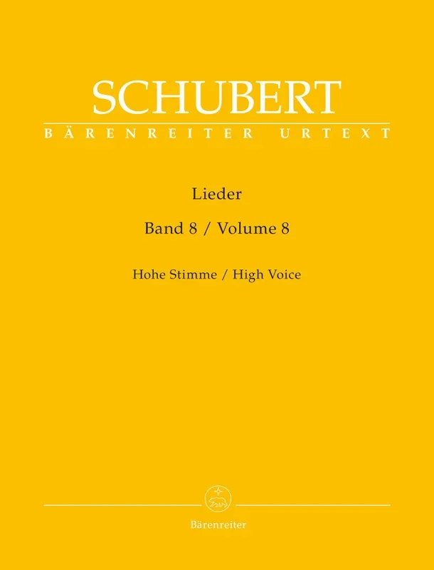 Schubert: Lieder – Volume 8