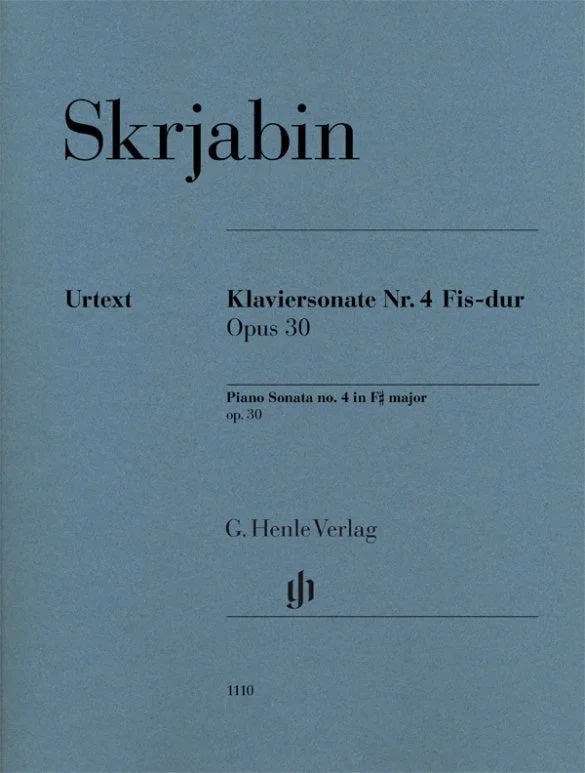 Scriabin: Piano Sonata No. 4 in F-sharp Major, Op. 30