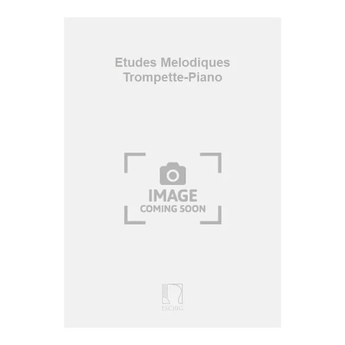 Selnecker, Nikolaus – Etudes Melodiques Trompette-Piano