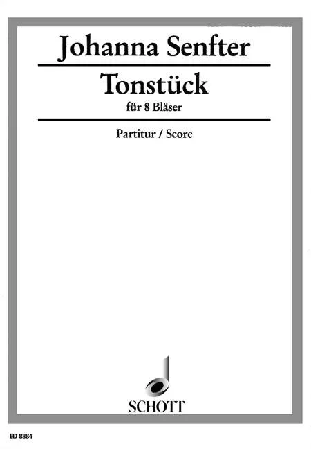 Senfter, Johanna : Senfter, Johanna : Tonstück E major, – 8 wind instruments (flute, clarinet in A, 4 horns and 2 bas