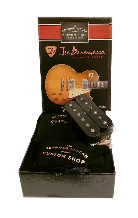 Seymour Duncan Custom Shop Joe Bonamassa Skinner Burst Pickup Set (Aged Black)
