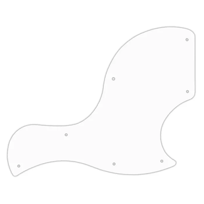 SG Junior (2018 Reissue) – Solid Shiny White .090″ / 2.29mm thick, with bevelled edge