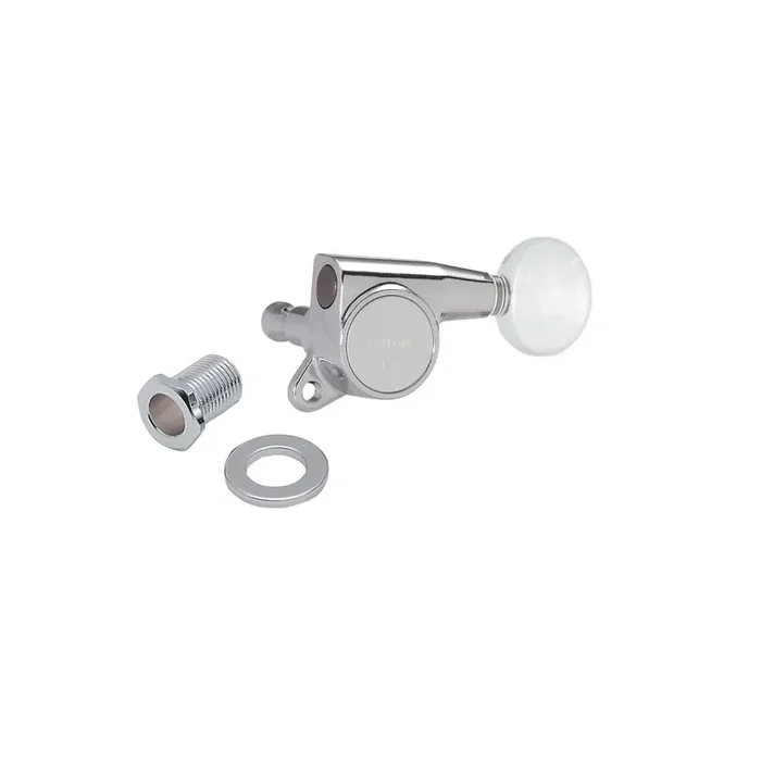 SG381 Series 6 In Line with Plastic Pearloid Button Tuning Machiness 16 1 Gear Ratio