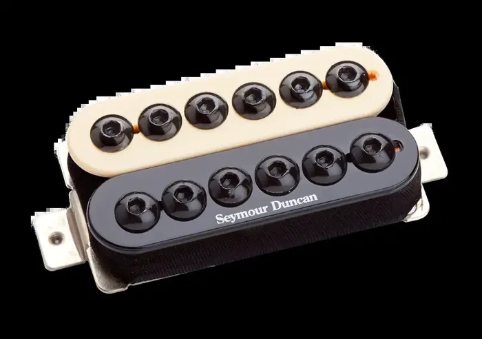 SH-8B INVADER HUMBUCKER REV ZEBRA BRIDGE