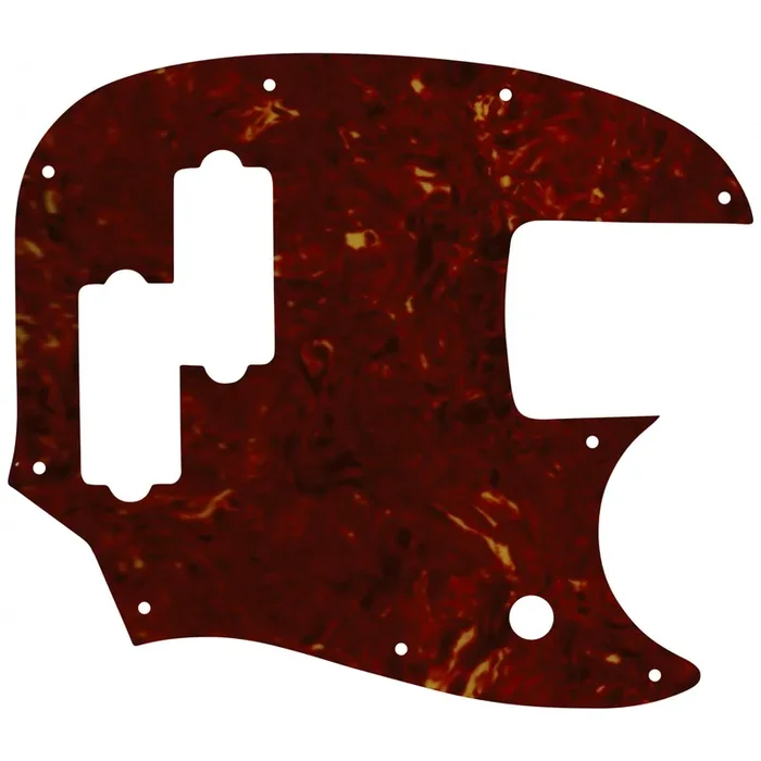 Short Scale Mustang Bass PJ – Light Brown Celluloid Tortoiseshell W/B/W Lamination