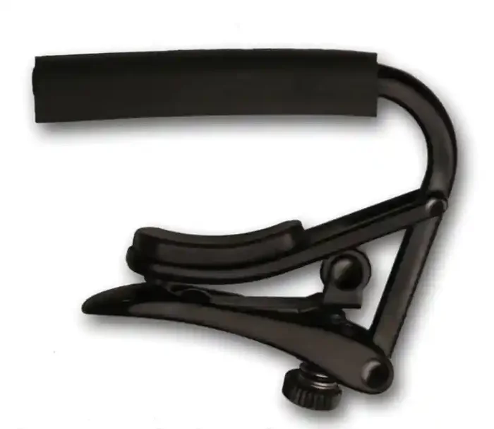 Shubb C1K Noir Acoustic / Electric Guitar Capo – Black Chrome