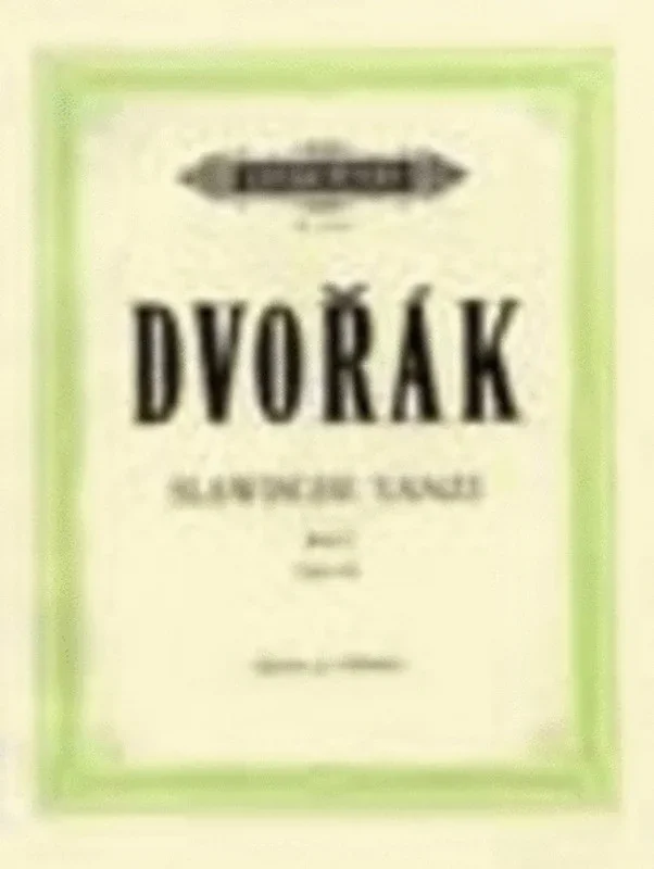 Slavonic Dances Op 46 Ed Eberhardt (Softcover Book)