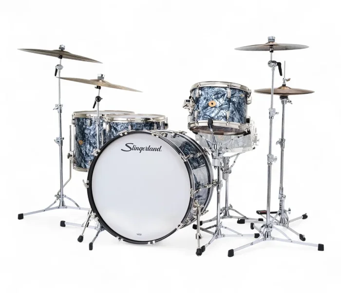Slingerland Radio King 24 ” 4-Piece Shell Pack in Black Diamond Pearl 24/13/16/18