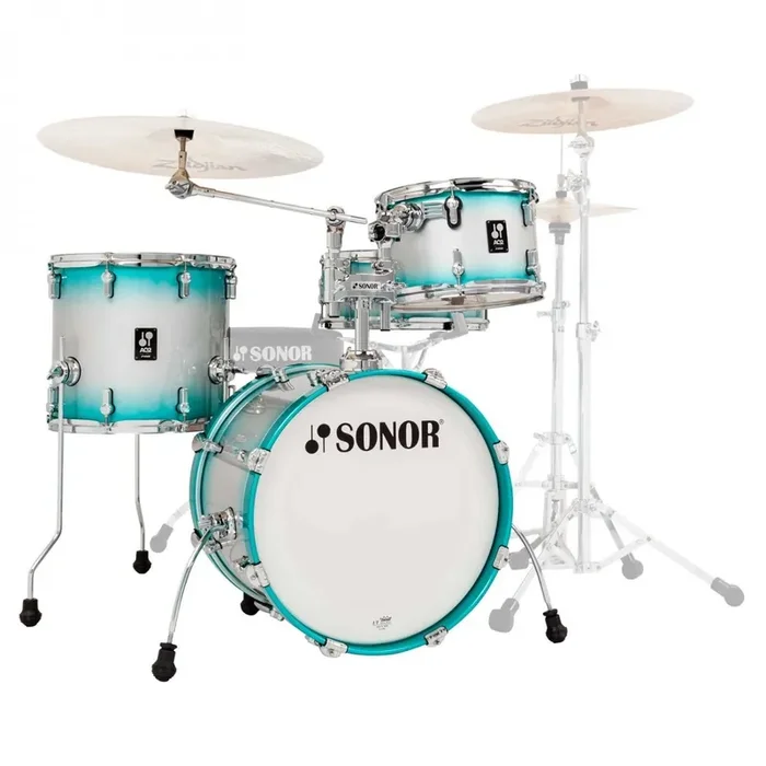 Sonor AQ2 Bop Drum Kit 18″ Bass Drum – Aqua Silver Burst