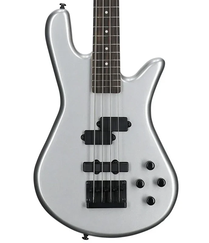 Spector Performer-4 Metallic Silver 4-String Electric Bass Guitar