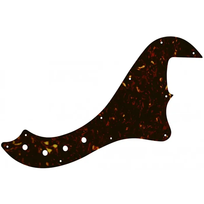 Squier by Fender Deluxe Dimension Bass IV – Dark Brown Celluloid Tortoiseshell W/B/W Lamination