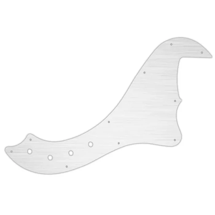 Squier by Fender Deluxe Dimension Bass V – Brushed Silver (Simulated)