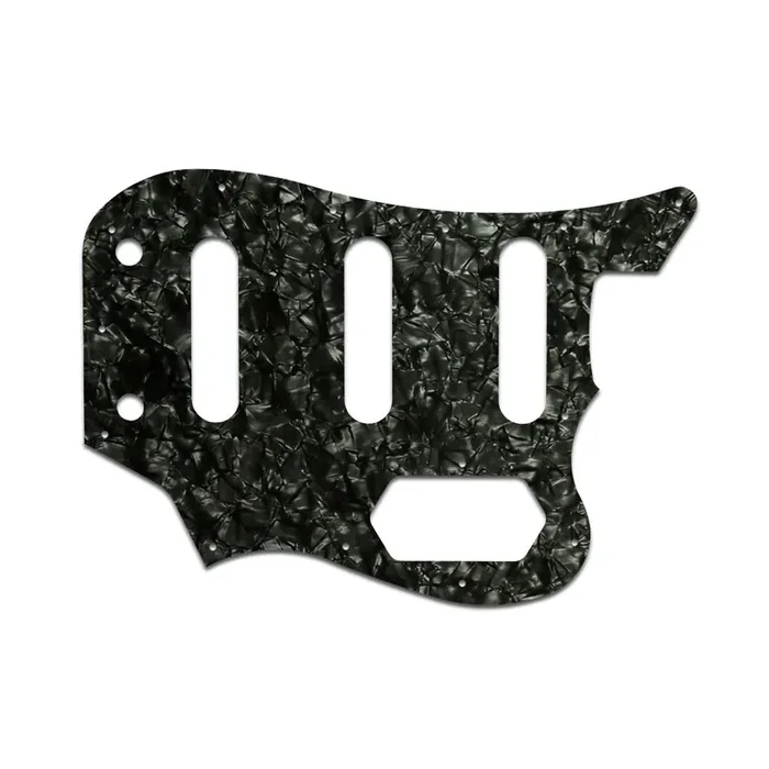 Squier By Fender Vintage Modified Bass Vi – Black Pearl/White/Black 3 Ply