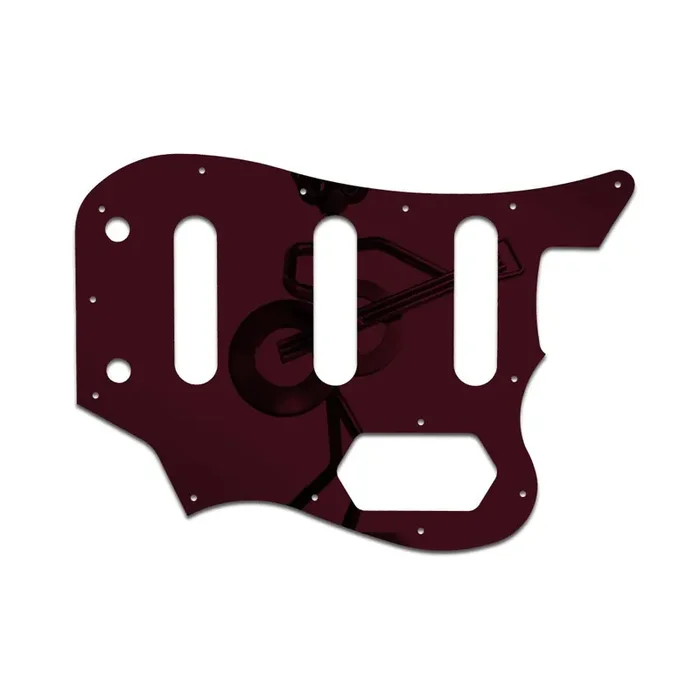 Squier By Fender Vintage Modified Bass Vi – Red Mirror