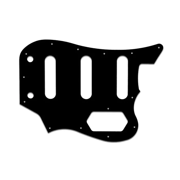 Squier By Fender Vintage Modified Bass Vi – Solid Shiny Black .090″ / 2.29mm thick, with bevelled edge