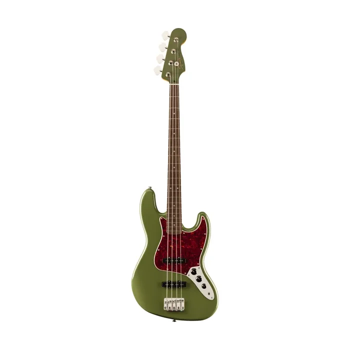 Squier FSR Classic Vibe 60s Jazz Bass Guitar, Laurel FB, Olive