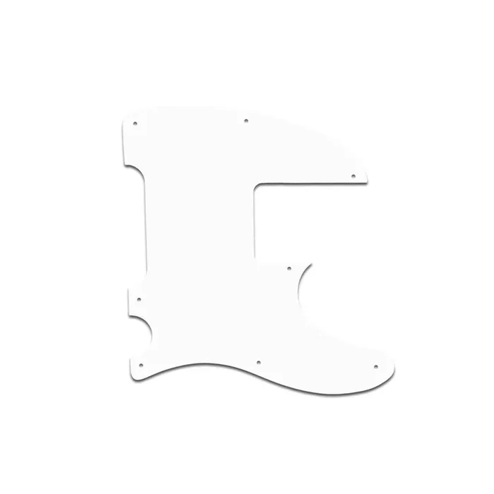 Squier Vintage Modified Telecaster Bass – Thin Shiny White .060″ / 1.52mm Thickness, No Bevelled Edge