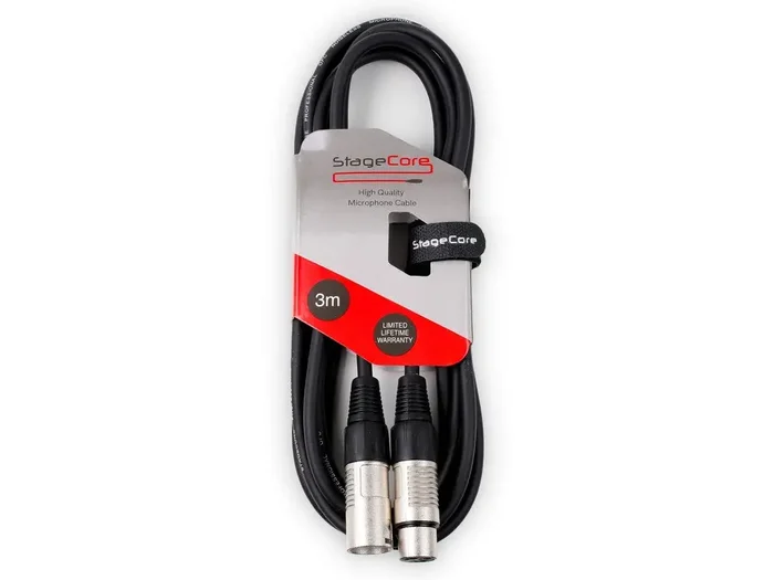 Stagecore 3m XLR – XLR Microphone Cable