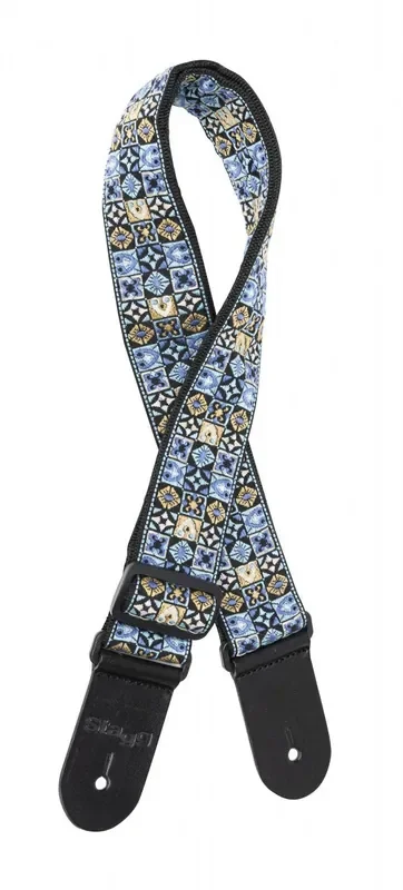 Stagg Hootenany Guitar Strap – Blue