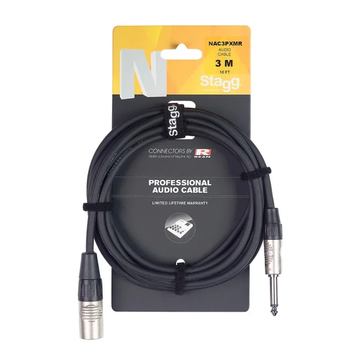 Stagg NAC10PXMR 10M/33FT AUDIO CBL PLG-XLRm DL