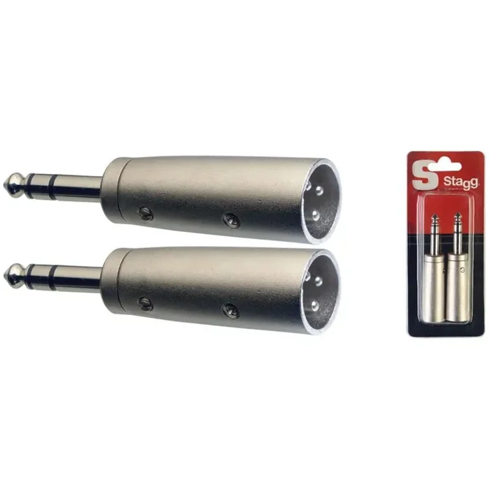 Stagg S series 2x Male stereo (balanced) phone-plug / Male XLR plug