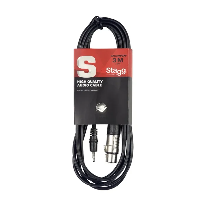 Stagg S Series XLR (Female) to Mini Jack (Stereo)