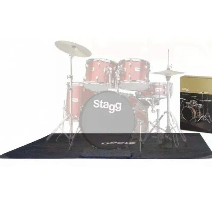 Stagg SCADRU1815 Drum Carpet Rig May with Carry Bag And Bass Drum Stopper
