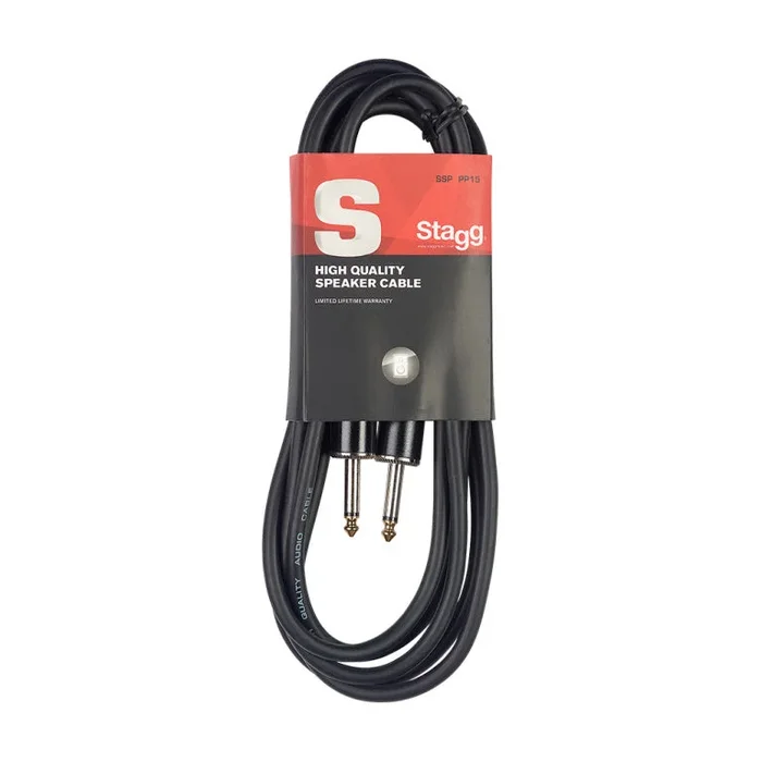 Stagg SSP6PP15 Speaker cable, jack/jack, 6 m (20 “)