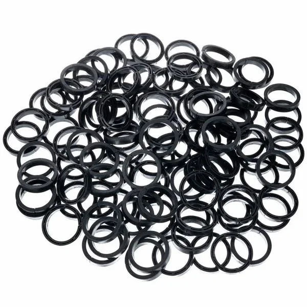 Stairville Snap Protector Ring Bk 100pcs