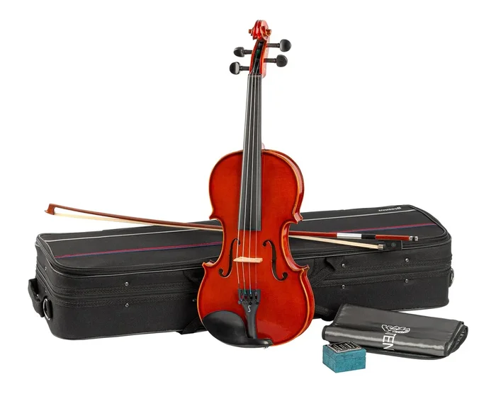 STENTOR Natural Hand oil varnish “XXV Anniversary Edition”. 4/4 size violin outfit.