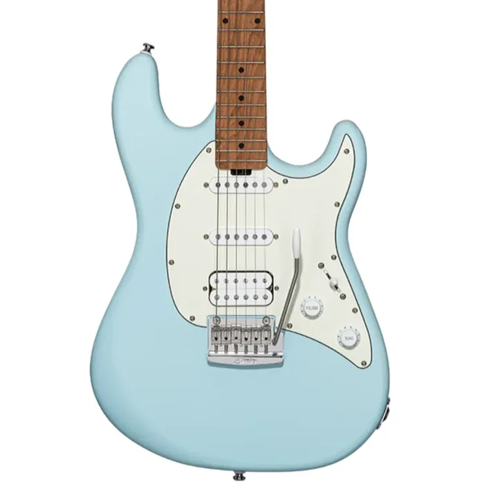 Sterling by Music Man Cutlass HSS – Daphne Blue Satin