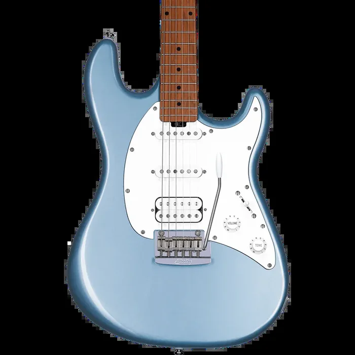 Sterling by Music Man Cutlass HSS – Firemist Silver (Maple Neck)