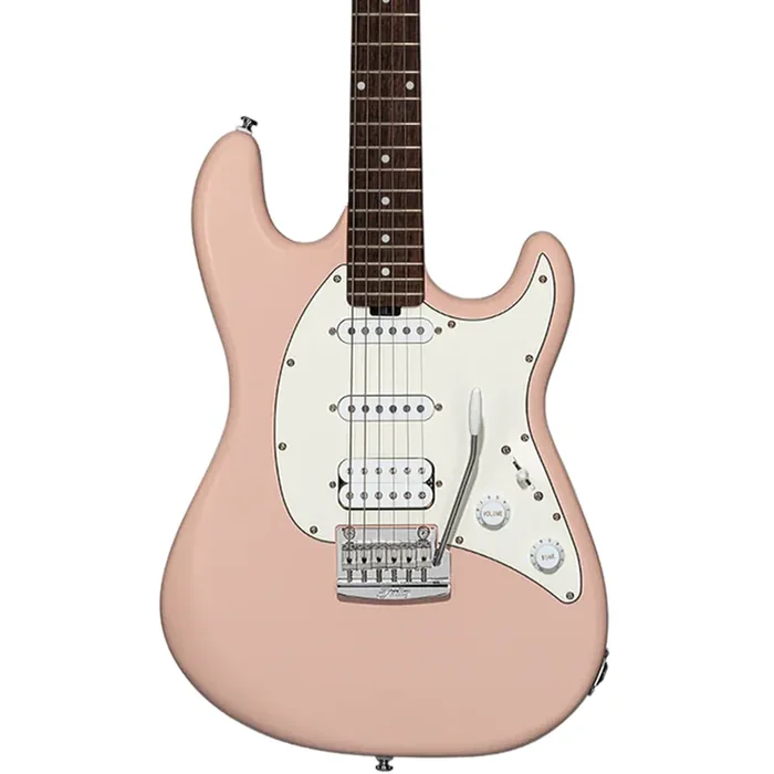 Sterling by Music Man Cutlass HSS – Pueblo Pink Satin